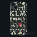 Alphabet Painting von Norman Wyatt iPhone 13 Hülle<br><div class="desc">Wenn Sie Liebe nehmen Sehtests,  dann ist dieses Bild für Sie! Der Buchstabe des englischen Alphabets wird übereinander aufgezwungen,  fast verdeckt sie in diesem Gemälde von Norman Wyatt. Der Buchstabe Y zeichnet sich durch seine rosa Färbung aus.</div>