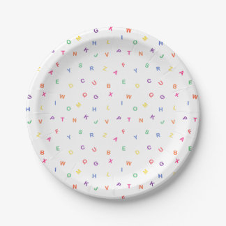 Alphabet Pappteller