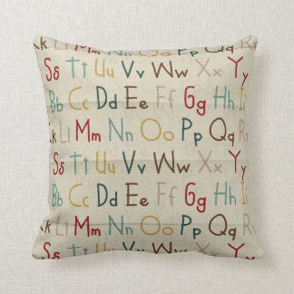 Alphabet Pillow Kissen