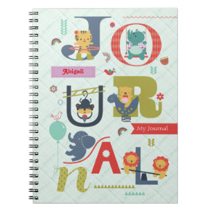 Alphabet Playground Notebook Notizblock