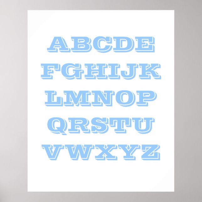 Alphabet Poster (Vorne)