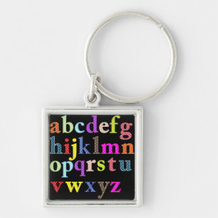 Alphabet Schlüsselanhänger
