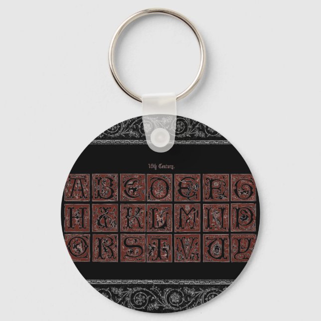 Alphabet Schlüsselanhänger (Vorderseite)