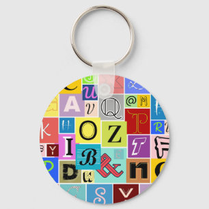 Alphabet Schlüsselanhänger