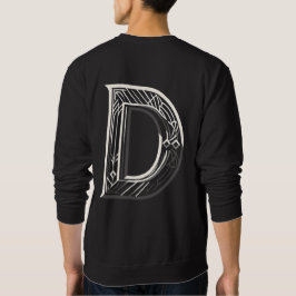 Alphabet Shirt mit Letter D Basic Sweatshirt