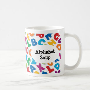 Alphabet Soup Mug Kaffeetasse