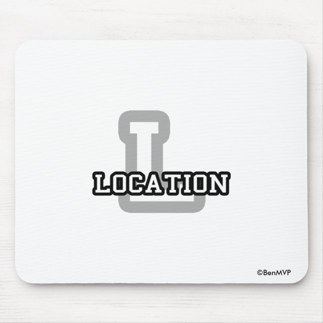 Alphabet-Stadt Mousepad (Vorne)
