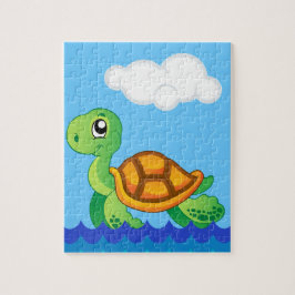 Alphabet T Pour Puzzle Tortue Avec Boîte Cadeau