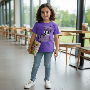 Alphabet T-Shirt Buchstabe J