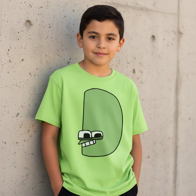 Alphabet T - Shirt Letter D (Von Creator hochgeladen)