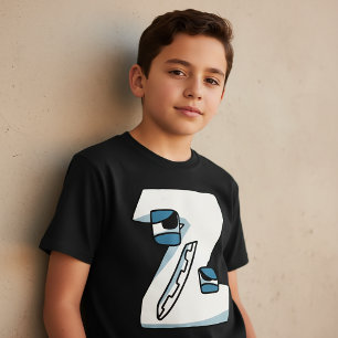 Alphabet T - Shirt Letter Z