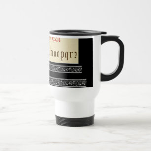 Alphabet-Tasse Reisebecher