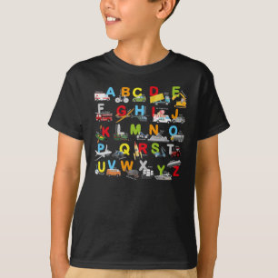 Alphabet Transport Lernen ABC Car Bus T-Shirt