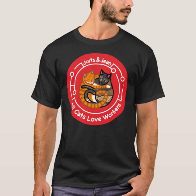 Alphabet Workers Union with Jorts and Jean  Classi T-Shirt (Vorderseite)