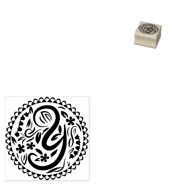 Alphabet Y Gummistempel (Stempel)