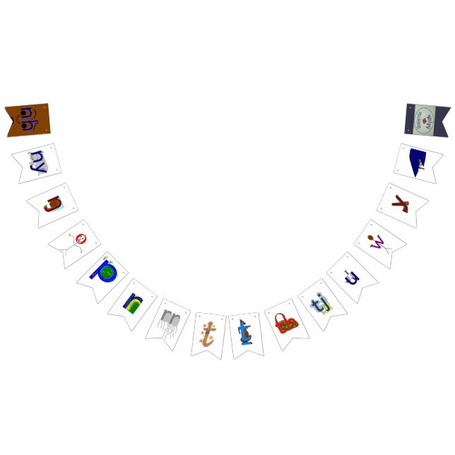 Alphabet (Yolŋu Matha-Djambarrpuyŋu) NH '(Teil Wimpelkette (Alle)