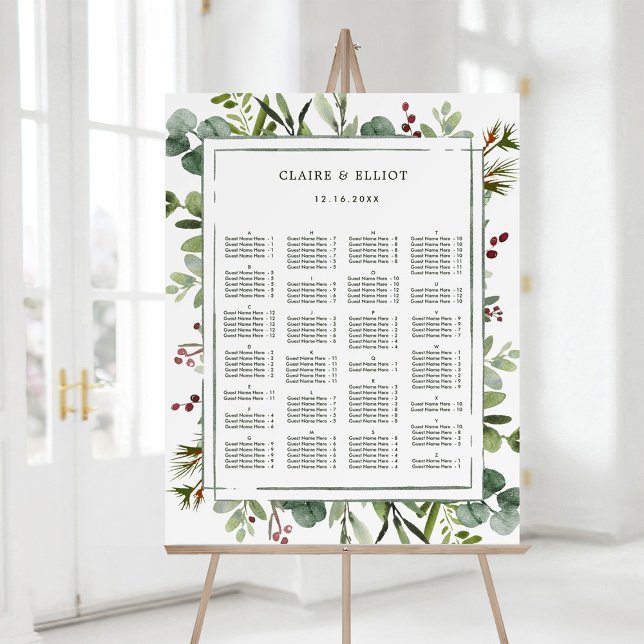 ALPHABETISCH BESTELLENDE BOTANISCHE URLAUBSORGANIS POSTER (Von Creator hochgeladen)