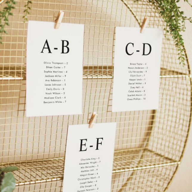 Alphabetische Hochzeitkarte Einladung (Von Creator hochgeladen)