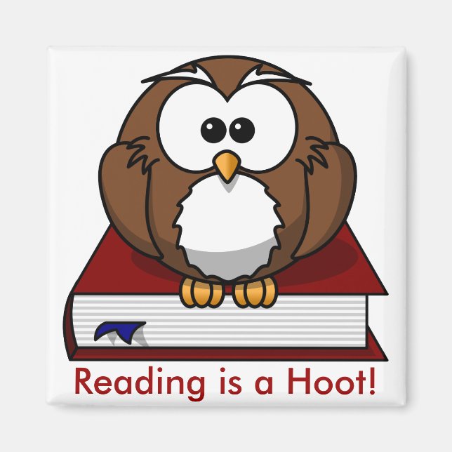 Alphabetisierung: Lesen ist ein Hoot Magnet (Vorne)