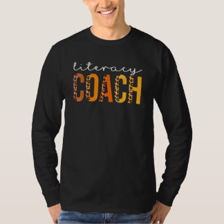 Alphabetisierungscoach Leopard Squad Cute Fall Her T-Shirt