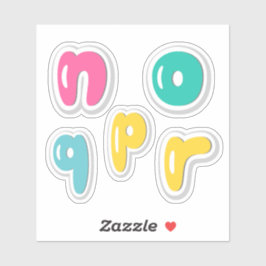 Alphabets Sticker