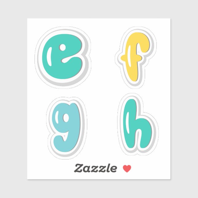 Alphabets Sticker (Blatt)