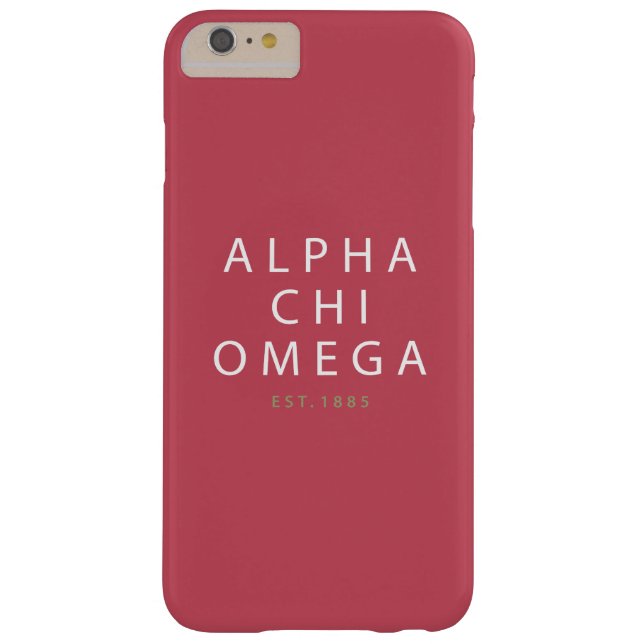 Alphachi Omega | Est. 1885 Case-Mate iPhone Hülle (Rückseite)