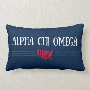 Alphachi Omega - USA Lendenkissen