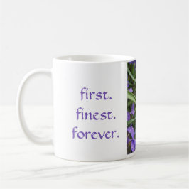 Alphadeltapu-Veilchen-Tasse Kaffeetasse