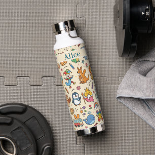 Alphaland Kinder Personalisierte Wasserflaschen gr Trinkflasche
