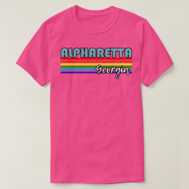 Alpharetta Georgia Pride Alpharetta LGBT Geschenk  T-Shirt (Design vorne)