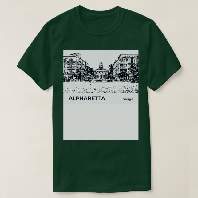 Alpharetta Georgia TShirt (Design vorne)