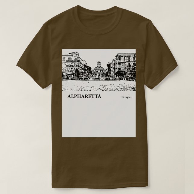 Alpharetta Georgia TShirt 3 (Design vorne)