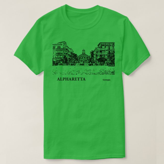 Alpharetta Georgia TShirt 4 (Design vorne)
