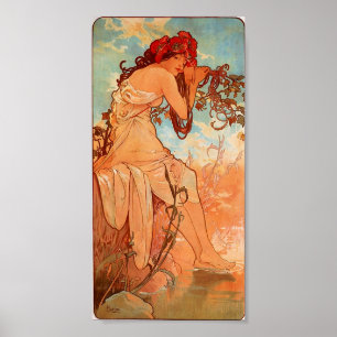 Alphons Mucha  Summer Poster