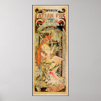 Alphonse (Alfons) Mucha Poster: Cassan Fils