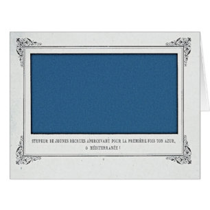 Alphonse Allais, April Fools, Blau, Abstrakte Kuns