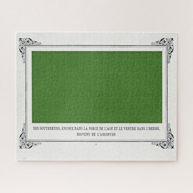 Alphonse Allais, April Fools, grüne, Abstrakte Kun (Horizontal)