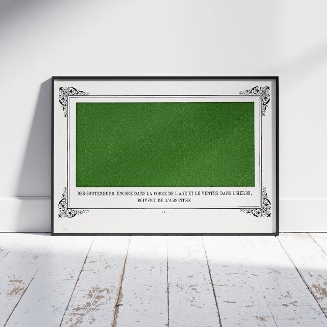 Alphonse Allais, April Fools, grüne, Abstrakte Kun Fotodruck (Von Creator hochgeladen)