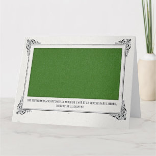 Alphonse Allais, April Fools, grüne, Abstrakte Kun Karte