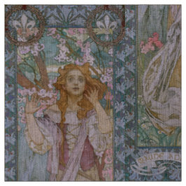 Alphonse Maria Mucha – Jugendstil Art nouveau DIY Stoff