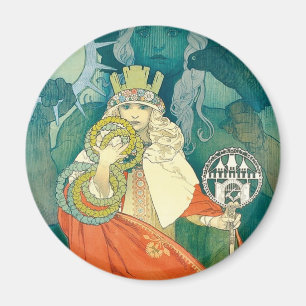 Alphonse Maria Mucha ~ Jugendstil Magnet