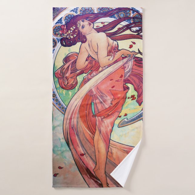 Alphonse Mucha (Serviette de bain)