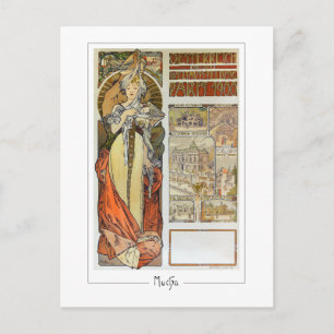 Alphonse Mucha #128 - Carte postale d'art fin