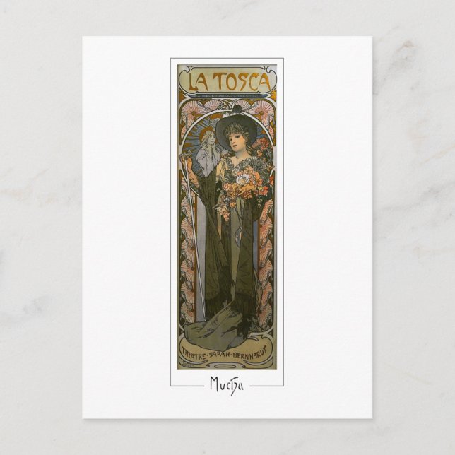 Alphonse Mucha #132 - Fine Art Postcard Postkarte (Vorderseite)