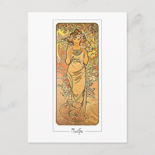 Alphonse Mucha #160 - Carte postale Art (Devant)