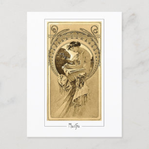 Alphonse Mucha #161 - Fine Art Postcard Postkarte