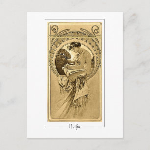 Alphonse Mucha #161 - Fine Art Postcard Postkarte