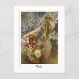 Alphonse Mucha #165 - Fine Art Postcard Postkarte