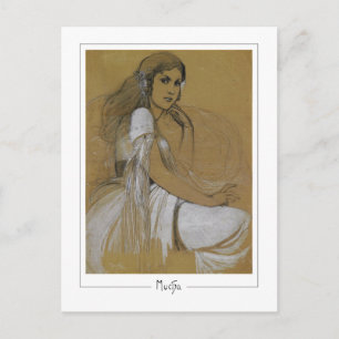 Alphonse Mucha #1 - Carte postale d'art fin